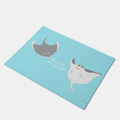 アカエイ ドアマット (アングル)