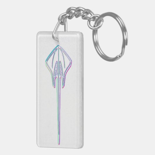 アカエイKeychain キーホルダー (裏面右)