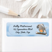 アカオウムの花 ラベル (インサイチュ)