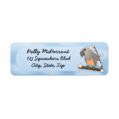 アカオウムの花 ラベル (正面)