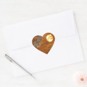 アカオタカとアカオカミ ハートシール (封筒)