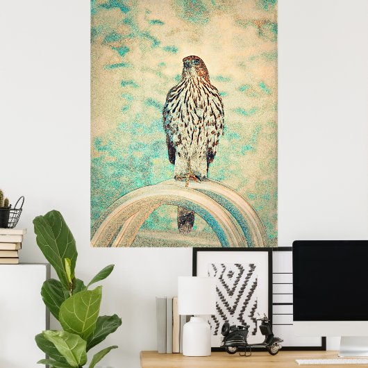 アカオタカ ポスター (ホームオフィス)