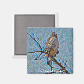 アカオタカ マグネット (正面/裏面)