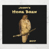 アカオドリのビールラベル ビールラベル (シングルラベル)