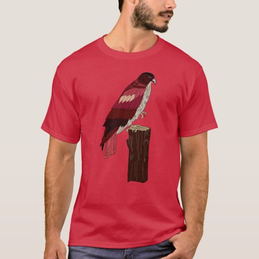 アカオノスリ Tシャツ (正面)