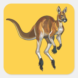 アカカンガルー スクエアシール