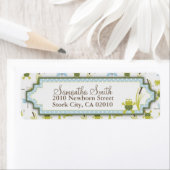 アカガエルとトンボ ラベル (インサイチュ)