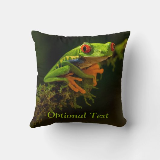 アカガエルの接写#1 クッション (裏面)