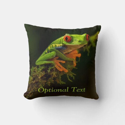 アカガエルの接写#1 クッション (正面)