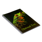 アカガエルの接写#1 ノートブック (右側)