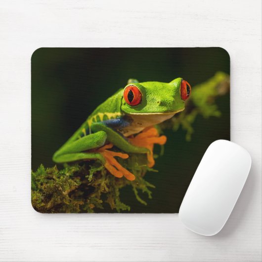 アカガエルの接写#1 マウスパッド (マウス)