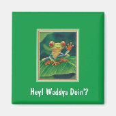 アカガエル磁石 マグネット (正面)