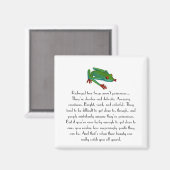 アカガエル磁石 マグネット (正面/裏面)