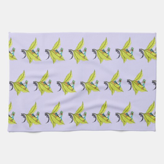 アカガエル キッチンタオル (横)