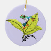 アカガエル セラミックオーナメント (正面)