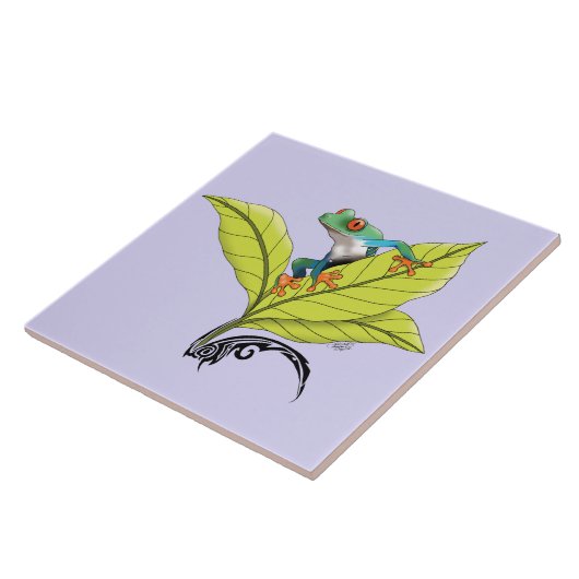 アカガエル タイル (側面)