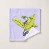 アカガエル バスタオルセット (ウォッシュタオル)