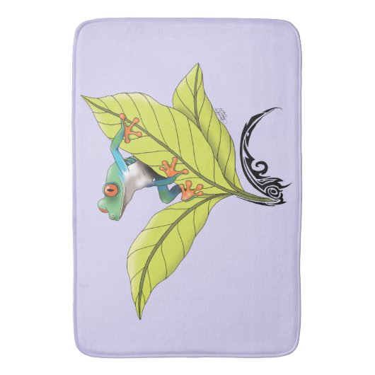 アカガエル バスマット (正面縦)