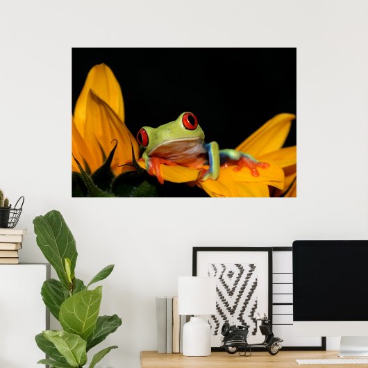 アカガエル ポスター (ホームオフィス)