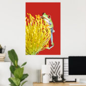 アカガエル ポスター (ホームオフィス)