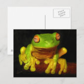 アカガエル ポストカード (正面/裏面)