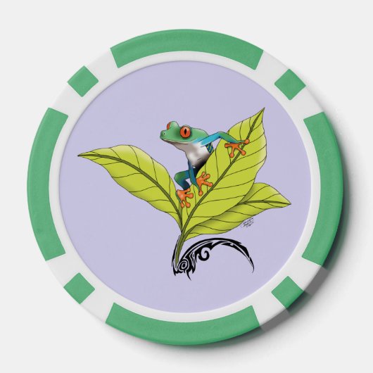 アカガエル ポーカーチップ (裏面)