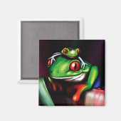 アカガエル マグネット (正面/裏面)