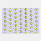 アカガエル ラッピングペーパーシート (正面)