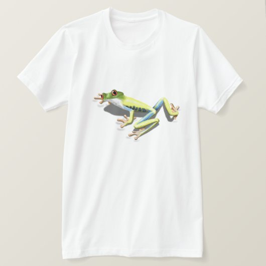 アカガエル Tシャツ (デザイン正面)