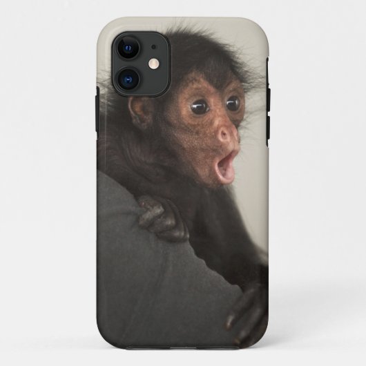 アカガオクモザル (Ateles paniscus) Case-Mate iPhoneケース (裏面)