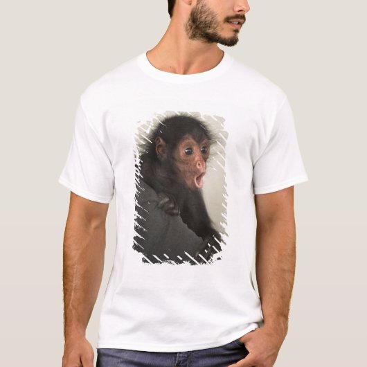 アカガオクモザル (Ateles paniscus) Tシャツ (正面)