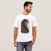 アカガオクモザル (Ateles paniscus) Tシャツ (正面フル)