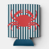 アカガニの航海のストライプ 缶クーラー (裏面)