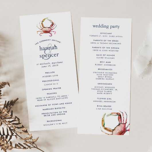 アカガニ |の航海の式結婚プログラム プログラム