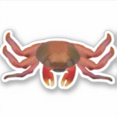 アカガニ シール (正面)