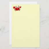 アカガニ 便箋 (正面/裏面)