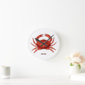 アカガニ（太平洋） ラウンド壁時計 (ホーム)