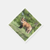 アカギツネのキット スタンダードカクテルナプキン (角)