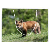 アカギツネのキット ラージペーパーバッグ (裏面)