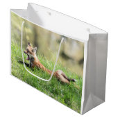 アカギツネのキット ラージペーパーバッグ (正面アングル)