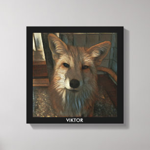 アカギツネのプリント- Viktor キャンバスプリント