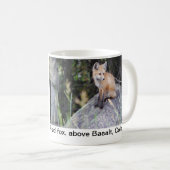 アカギツネの写真のマグ コーヒーマグカップ (正面右)