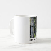 アカギツネの写真のマグ コーヒーマグカップ (正面左)