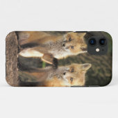 アカギツネの子狐(Vulpes vulpes)巣穴の前 Case-Mate iPhoneケース (裏面(横))