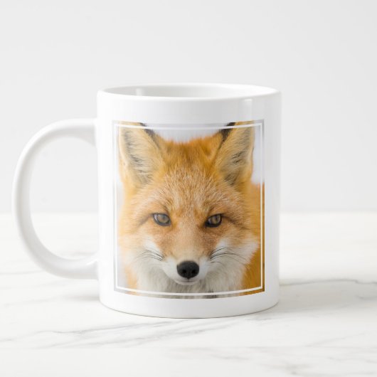 アカギツネの肖像 ジャンボコーヒーマグカップ (左)