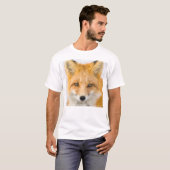 アカギツネの肖像 Tシャツ (正面フル)