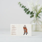 アカギツネ及びフクロウの名刺 名刺 (スタンド正面)