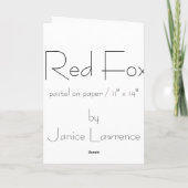 アカギツネ カード (裏面)