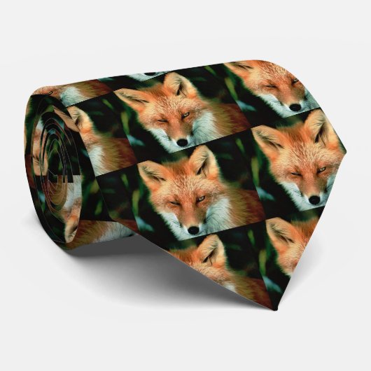 アカギツネ ネクタイ (ロール)