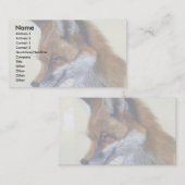 アカギツネ(ヘッド勉強) 名刺 (正面/裏面)